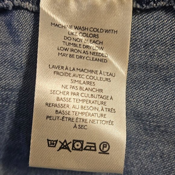 Free People Women Beau Ruffle Midi Western Dress Blue M Cowgirl Boho Cottagecore - Picture 12 of 14